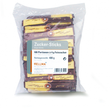 100 Zuckersticks im Beutel á 4 g pro Stick #60000060