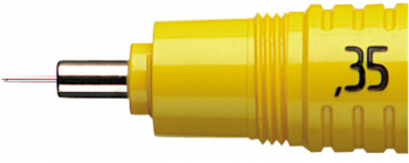 Zeichenkegel rapidograph, 0,35 mm, gelb