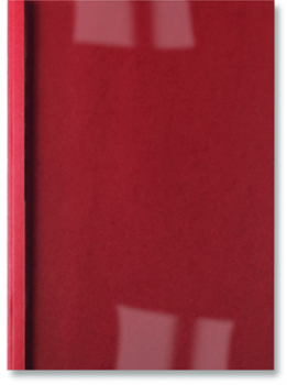 Bindemappen 4,0mm/A4 rot Leder Business-Line      Packung 100 Stück