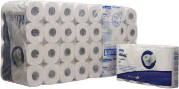 Toilettenpapier 350, Tissue, 2lagig, Rolle, 350 Blatt, hochweiß