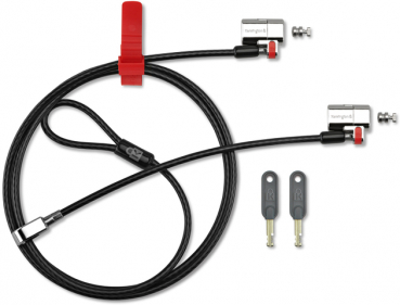 Kabelschloss ClickSafe®, Twin, für 2 Geräte, Kabellänge: 1,5 m