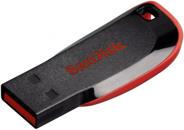Speicherstick Cruzer Blade, schwarz, USB 2.0, Kapazität 16 GB