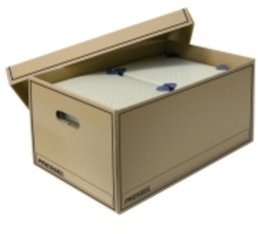 Umzugskarton Jumbobox, XL, 2Griffl., mit Deckel, 818 x 370 x 320 mm
