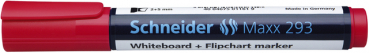 Boardmarker 293 mit Keilspitze, rot, geeignet für Whiteboard