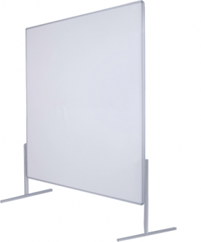 Moderationstafel, zweiseitig, Karton, 120 x 150 cm, weiß