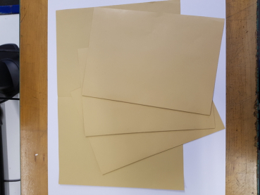 Aktendeckel, Kraftpapier, 90 g/m², A4, 22,5 x 31,5 cm, braun