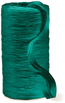 Geschenkband Raphia, Bast, 5 mm x 200 m, dunkelgrün