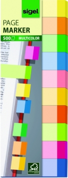 Haftmarker Multicolor 15x50mm 10 Farben