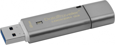 Kingston USB-Stick DataTraveler Locker+ G3/8GB/grau/USB3.0