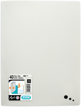 Sichtbuch Art Studio, PP, 40 Hüllen, A4, 23 x 31,8 cm, weiß
