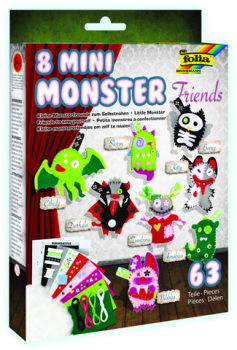 Filz Mini Monster Friends, Bastelset, 18,2 x 26 cm