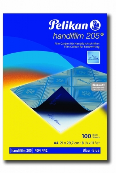 Durchschreibepapier blau A4 10Blatt Handifilm 205