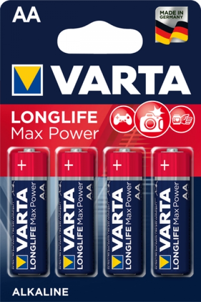 Batterie Mignon Max Tech AA 1,5V Alkali-Mangan